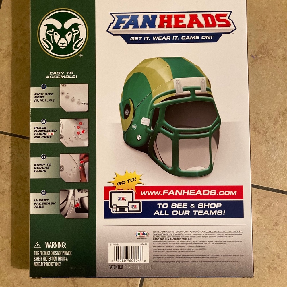 CSU Rams Fanhead - Picture 2 of 7